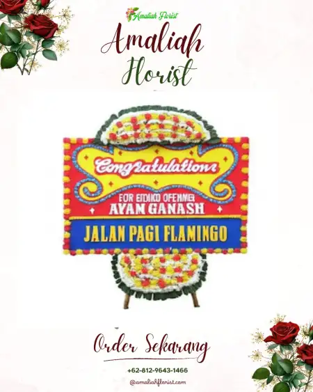 Sewa Papan Bunga Pancuran Dewa
